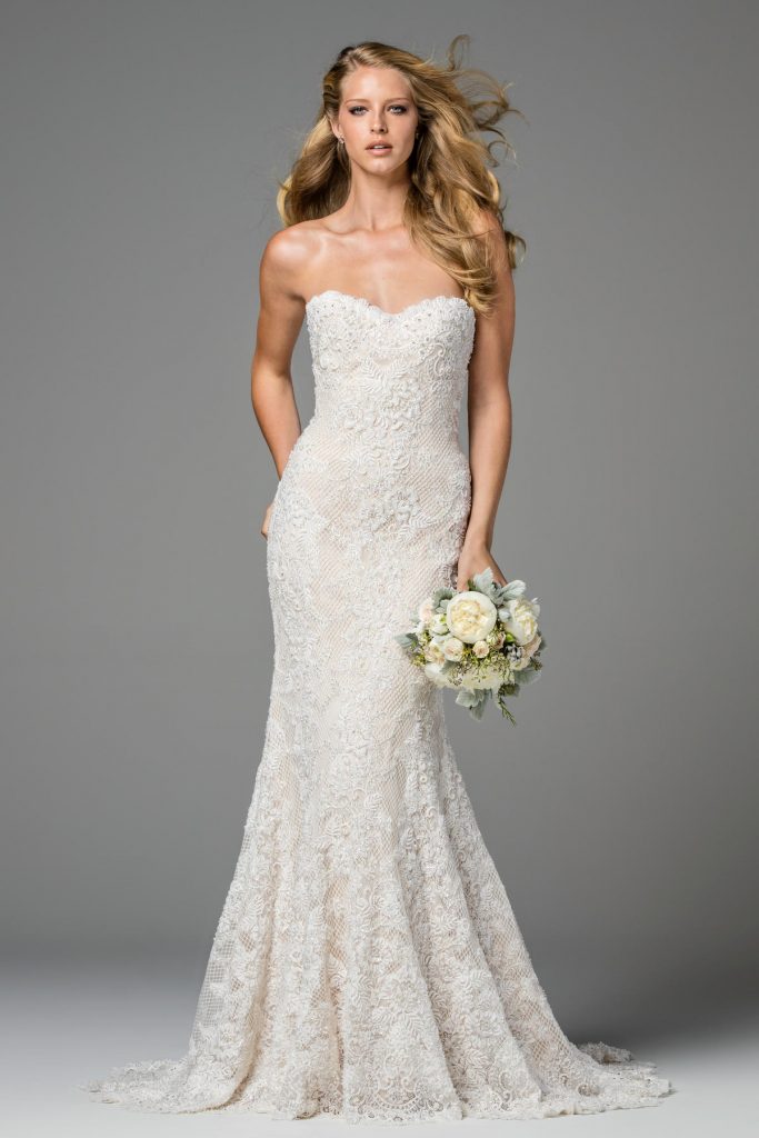 Watters-Copeland-Andrea's Bridal-Wedding Dress-Front - Andrea's Bridal